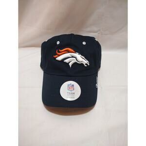 NFL Denver Broncos NFL Hat Embroidered Blue Adjustable Strap Womens Football NWT